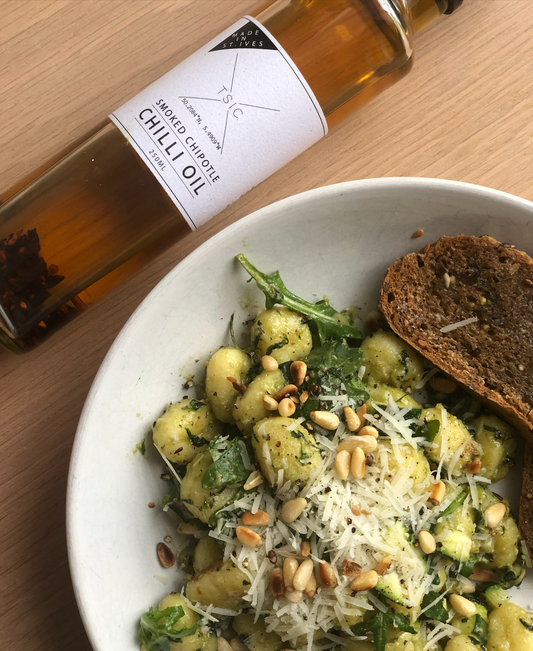 Recipe// 001 Homemade Fresh Pesto with Gnocchi