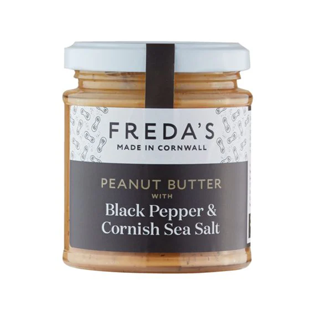 Freda's Peanut Butter with Black Pepper & Cornish Sea Salt - The St. Ives Co.
