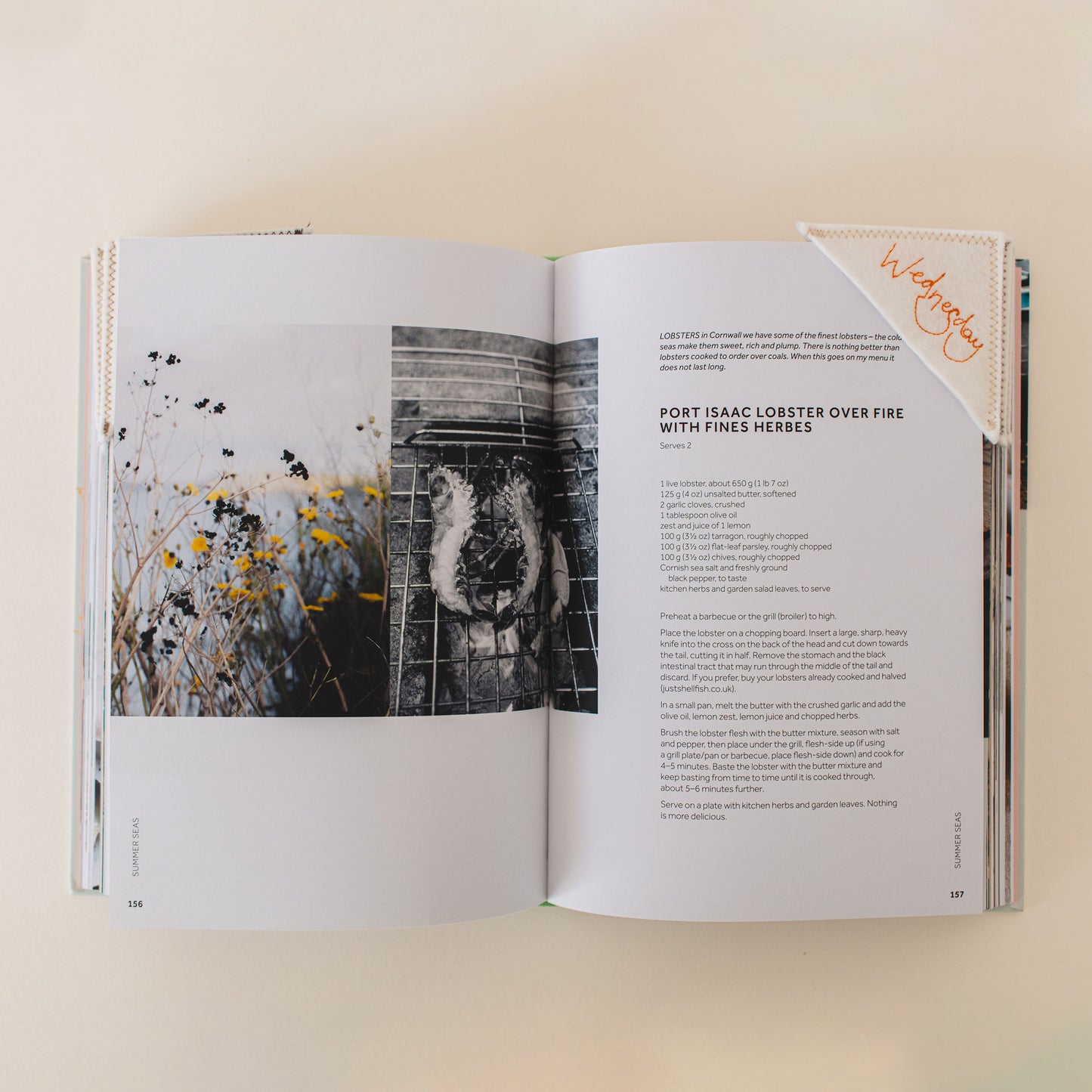 Embroidered Cook Book Bookmarks