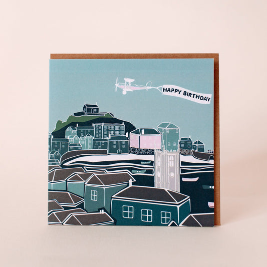 Happy Birthday St. Ives View Greeting Card - The St. Ives Co.