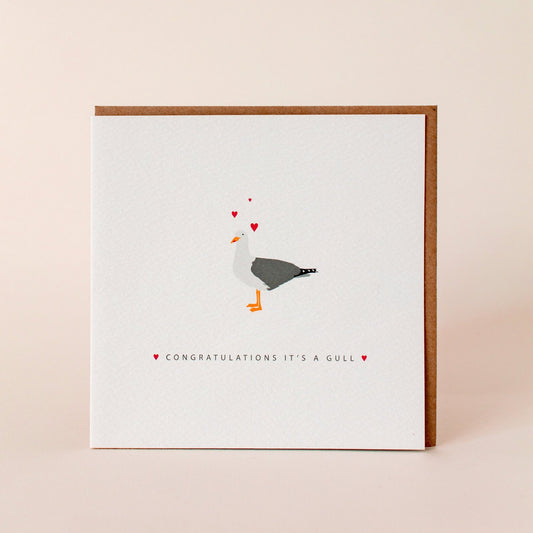 Congratulations It's A Gull Greeting Card - The St. Ives Co.