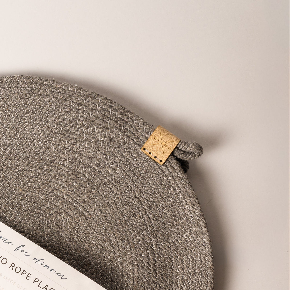 Set of 2 Grey Rope Placemats - The St. Ives Co.