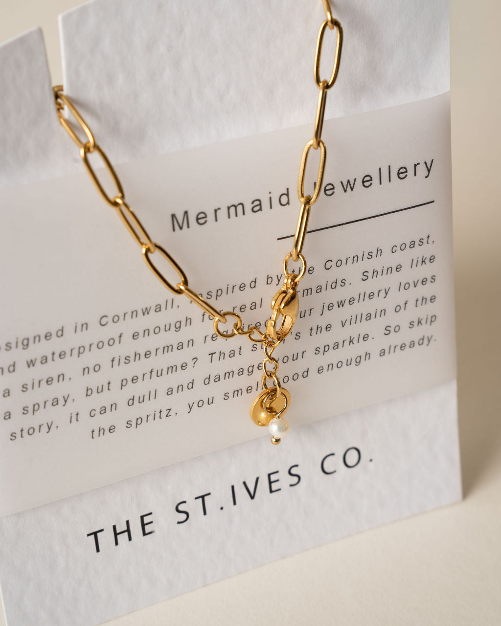 Gold Porthleven Mermaid Bracelet - The St. Ives Co.
