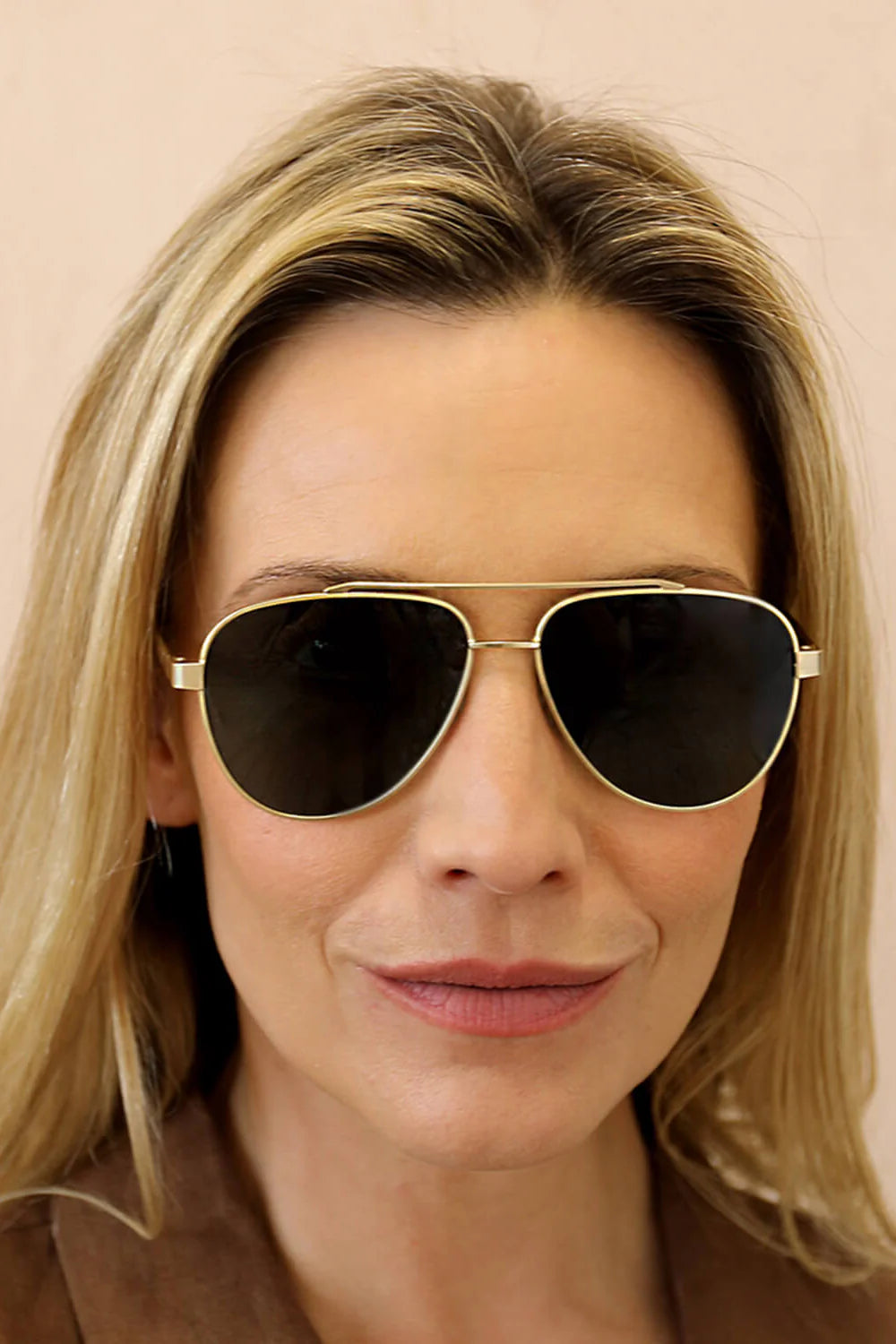 Gold Elvaston Sunglasses