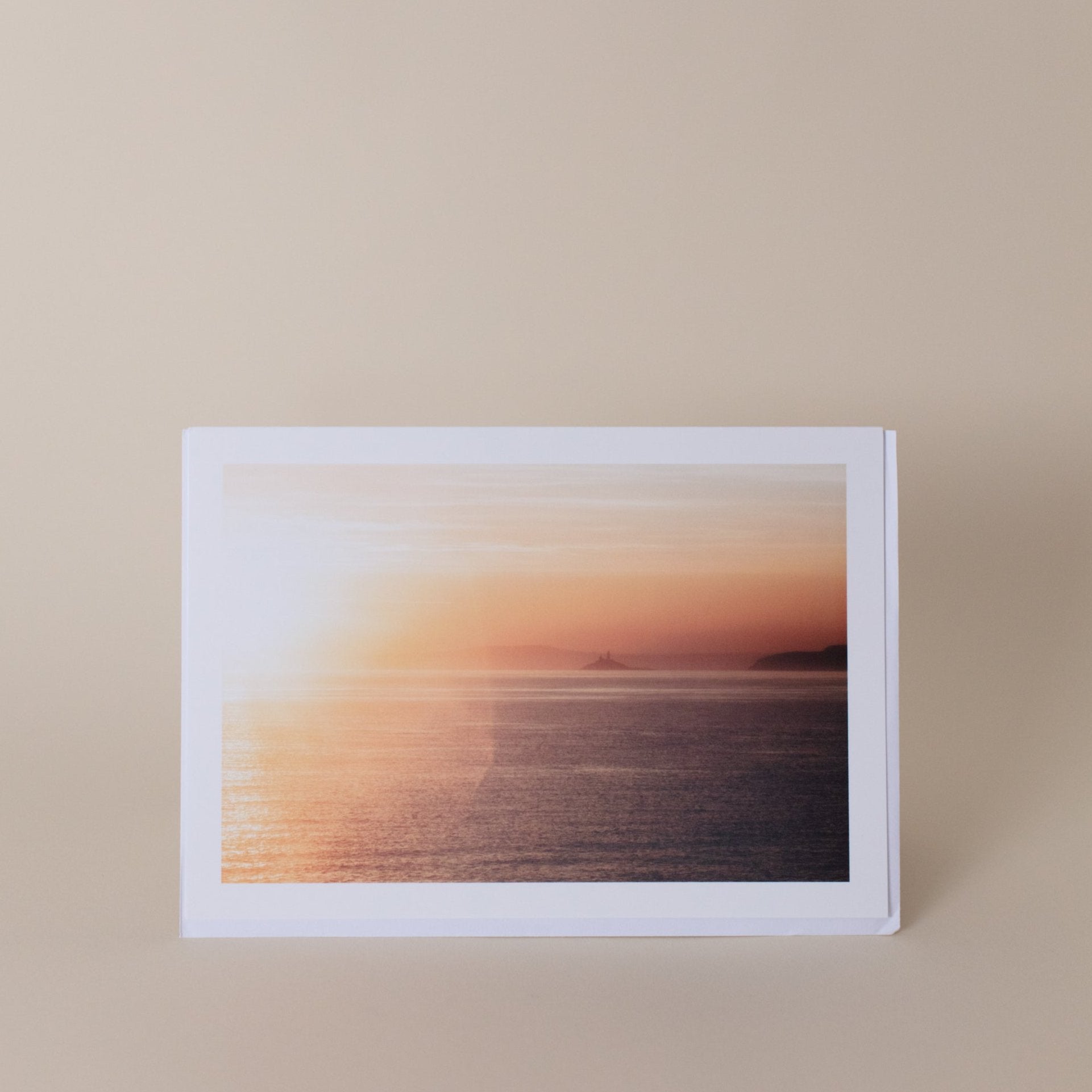Greetings card with photography by Nick Pumphrey- St Ives At Dawn- coloured print- St Ives Cornwall