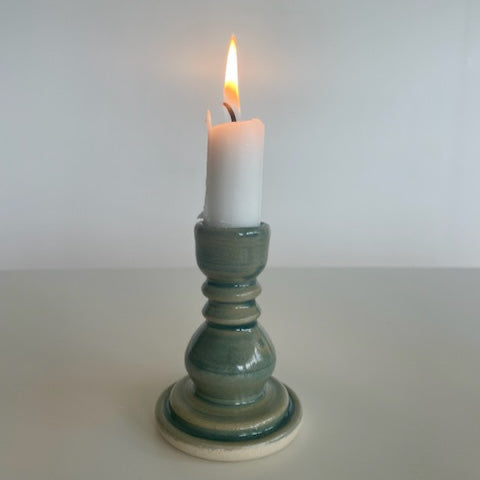Teal Nyn Chess Candle Holder
