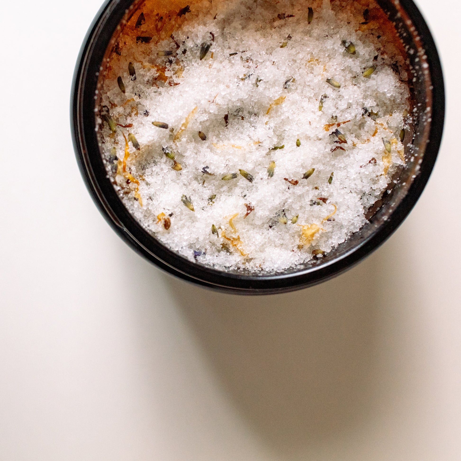 Lavender & Calendula Bath Salts with Real Flowers - The St. Ives Co.
