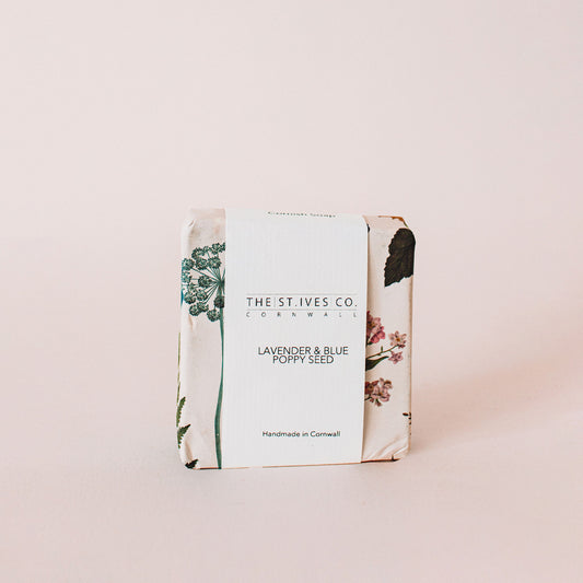 Lavender & Blue Poppy Seed Soap - The St. Ives Co.