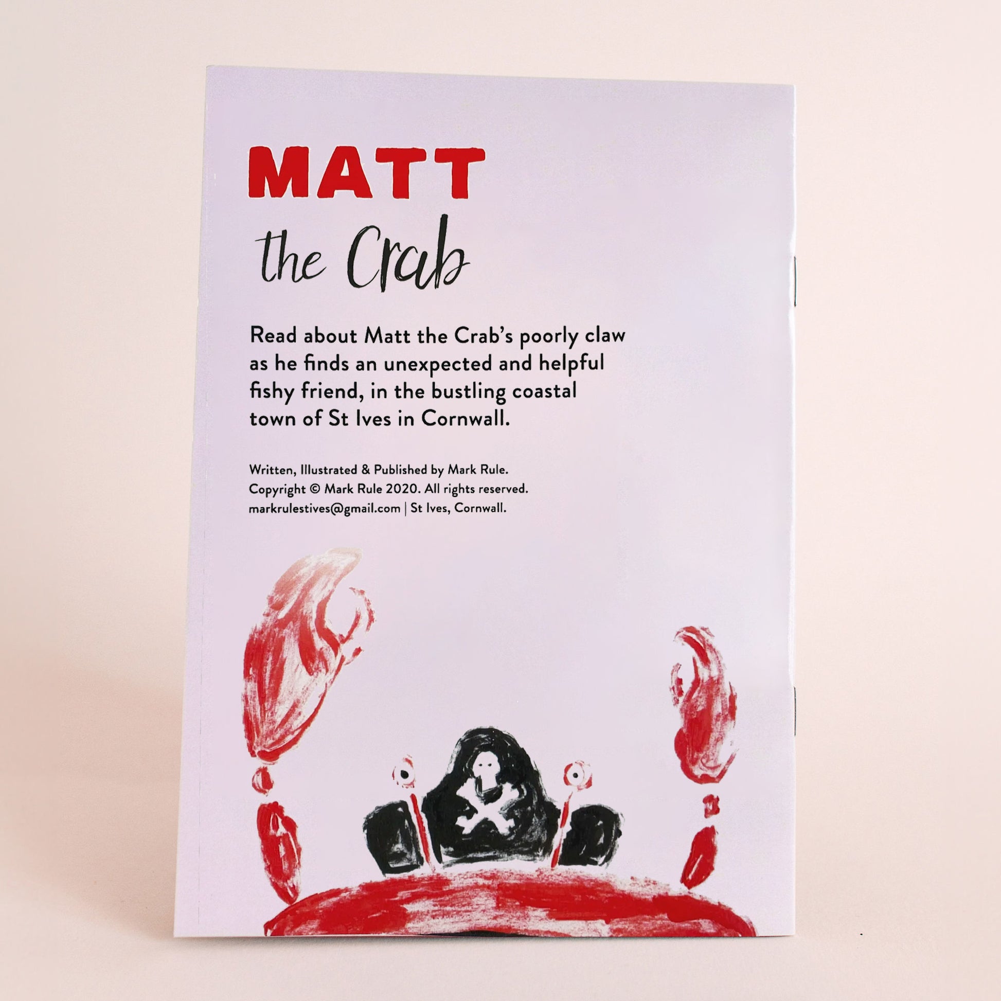 Matt The Crab - St. Ives Story Book - The St. Ives Co.