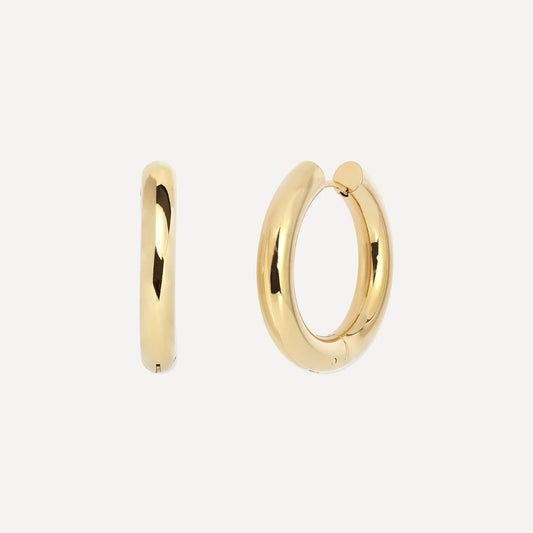 Petrel Large 'Mermaid Gold' Hoop Earrings