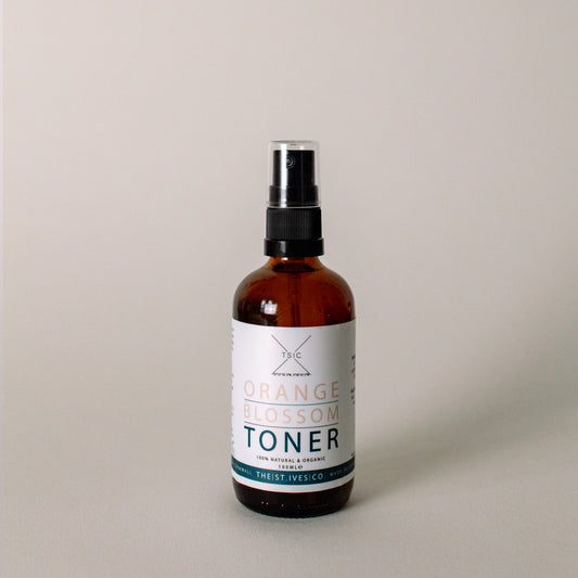 Orange blossom toner 100% natural, made in small batches. made in Cornwall. Natural. Organic. Gift.