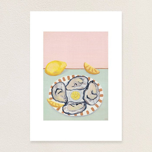 Oysters A4 Print