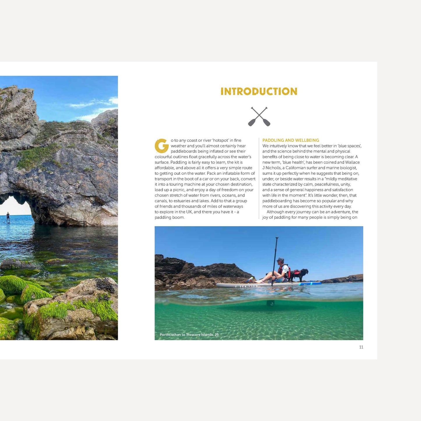 Paddle boarding South West England: 100 places book