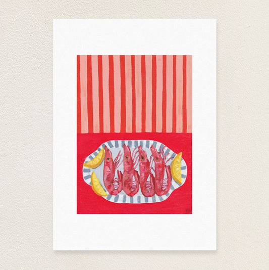 Prawns A4 Print