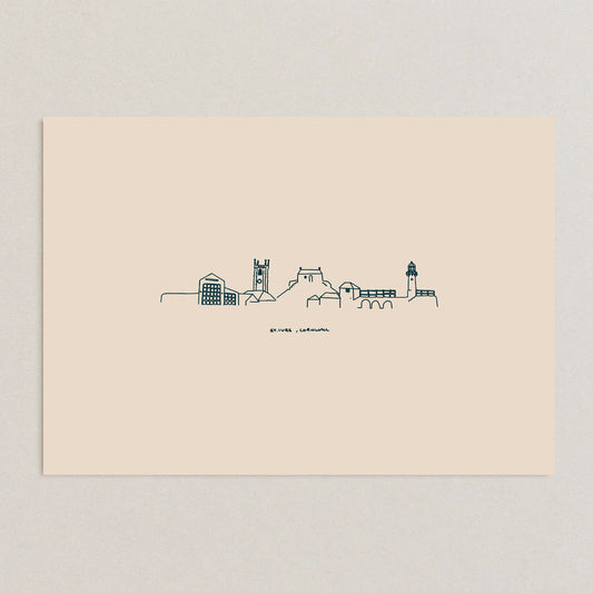 St. Ives Skyline Giclee Print