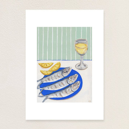 Sardines II A4 Print