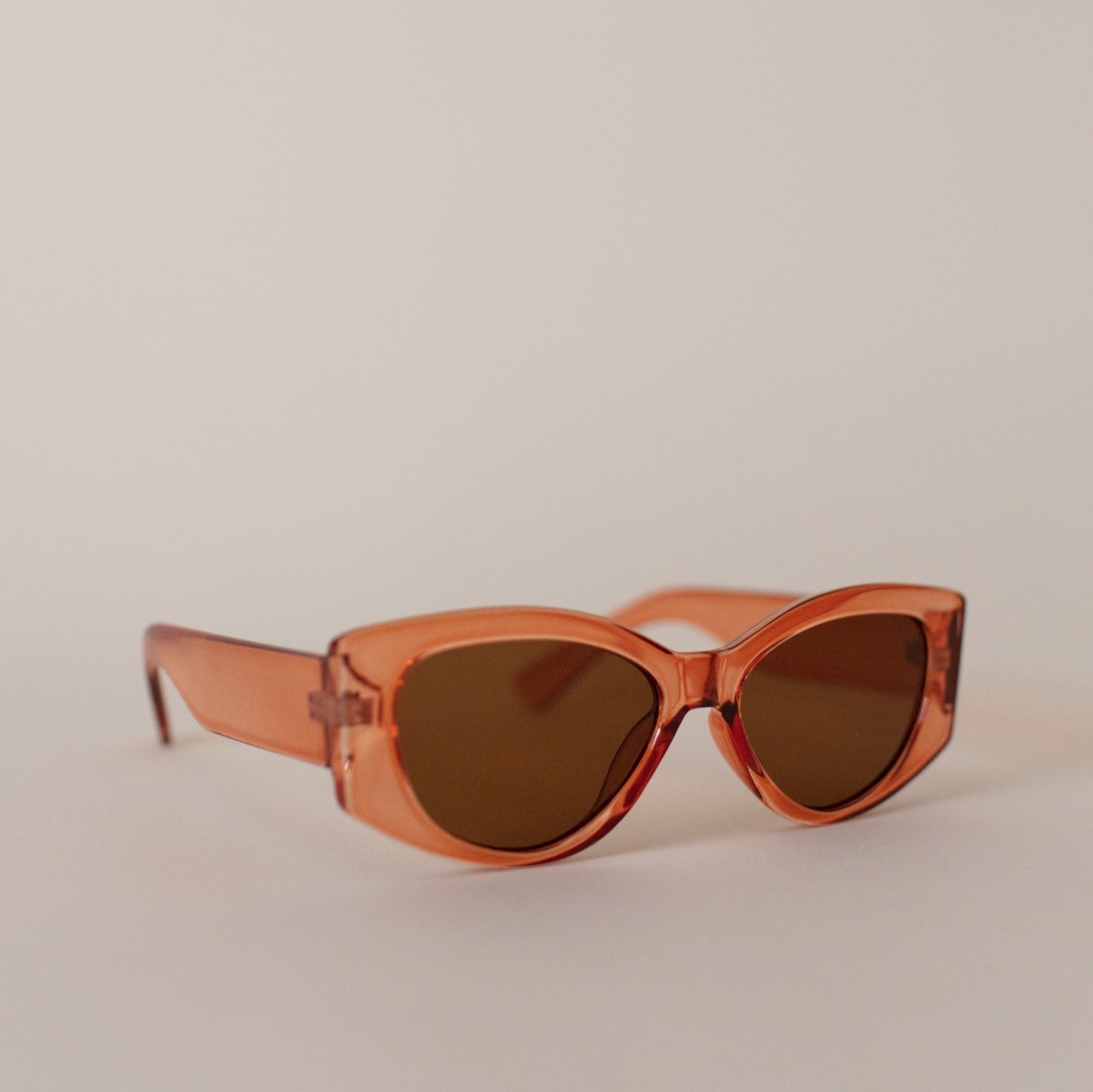 Orange Cat Eye Sunglasses