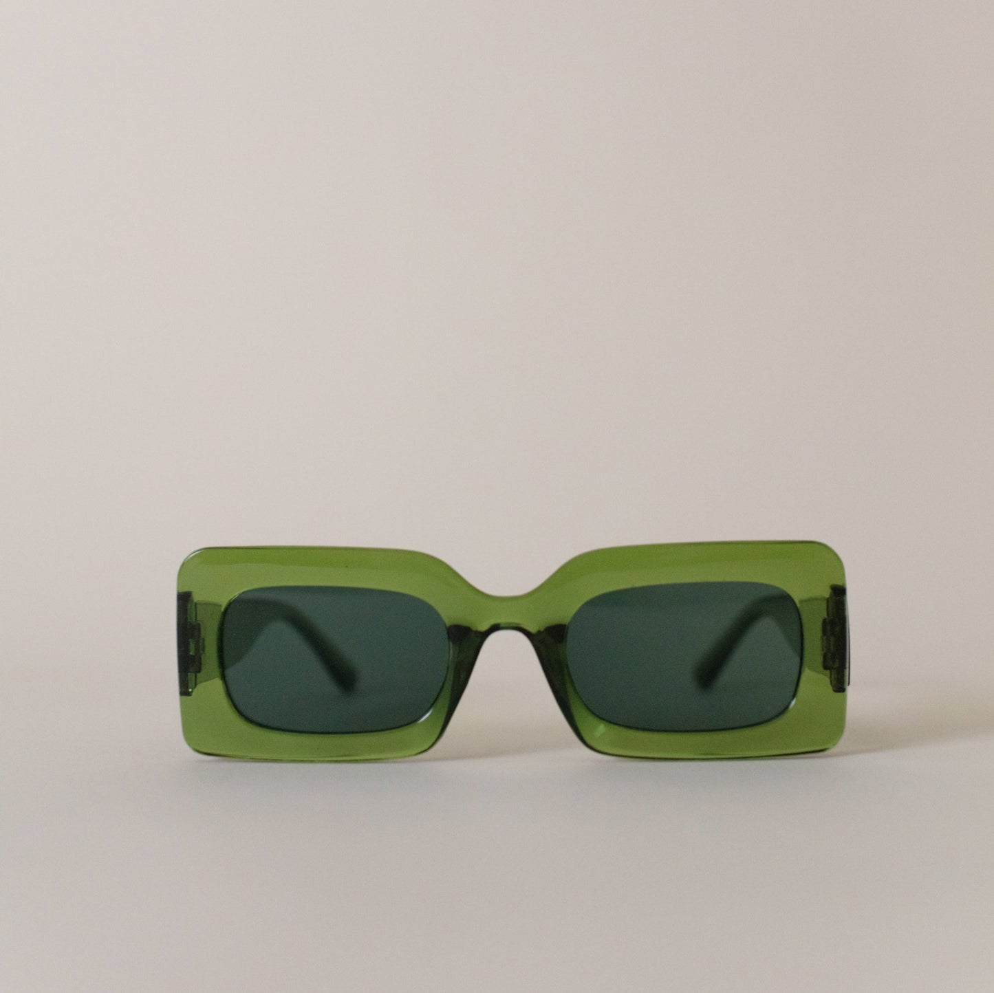 Green jolly Square Sunglasses