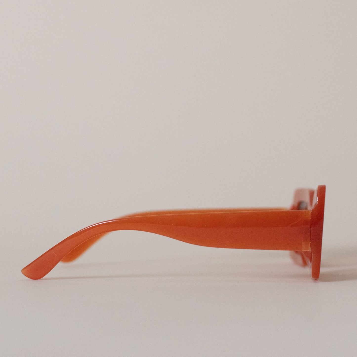 Orange Jolly Square Sunglasses