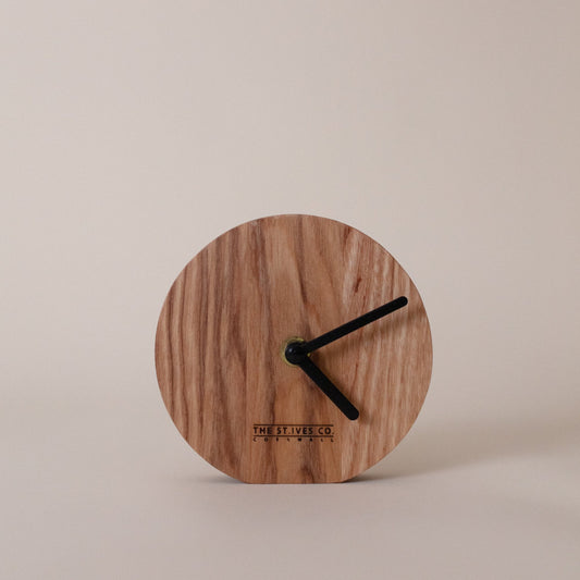 St. Ives Woodcraft Desk Clock - The St. Ives Co.