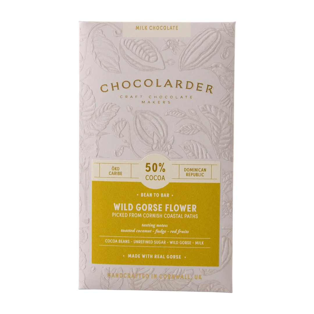 Wild Gorse Flower 50% Milk Chocolate Bar