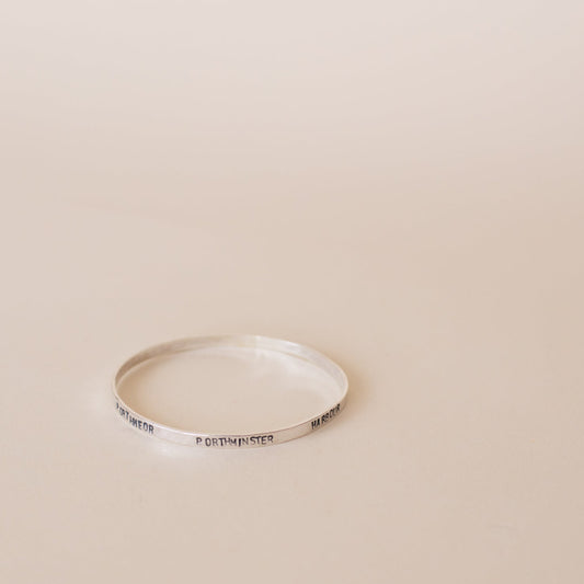 Silver Beach Bangle