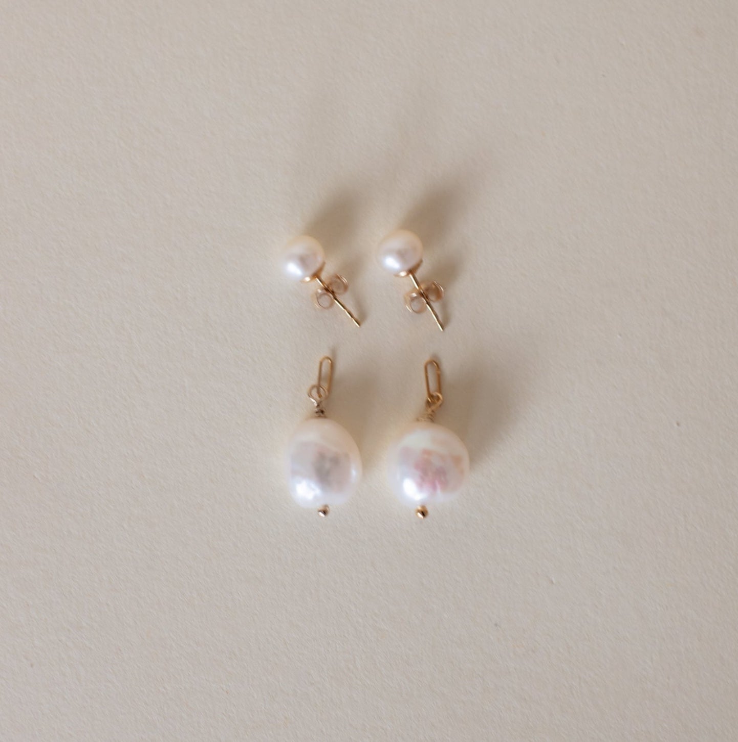 Pearl Stud Detachable Earrings