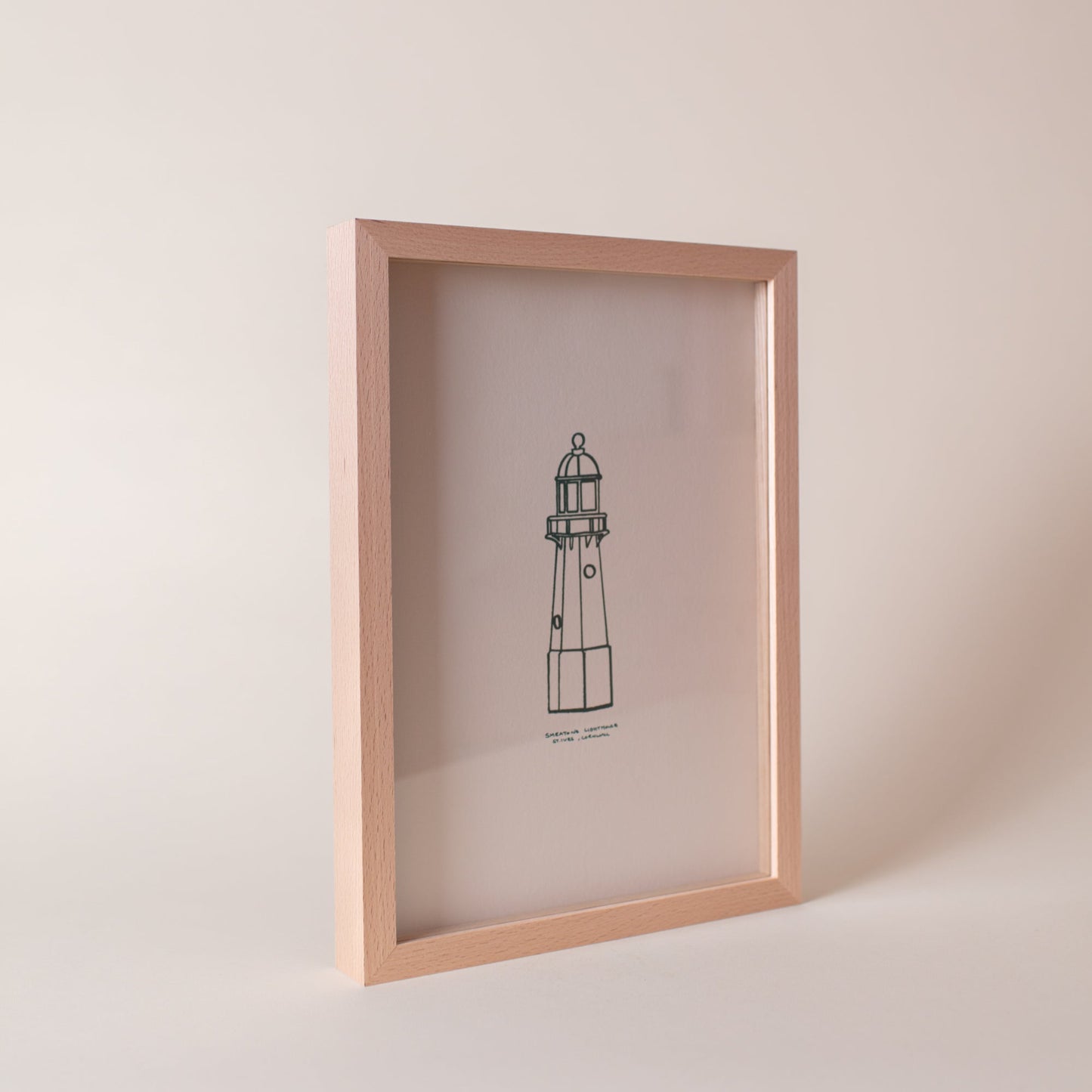 Framed Lighthouse Giclee Print