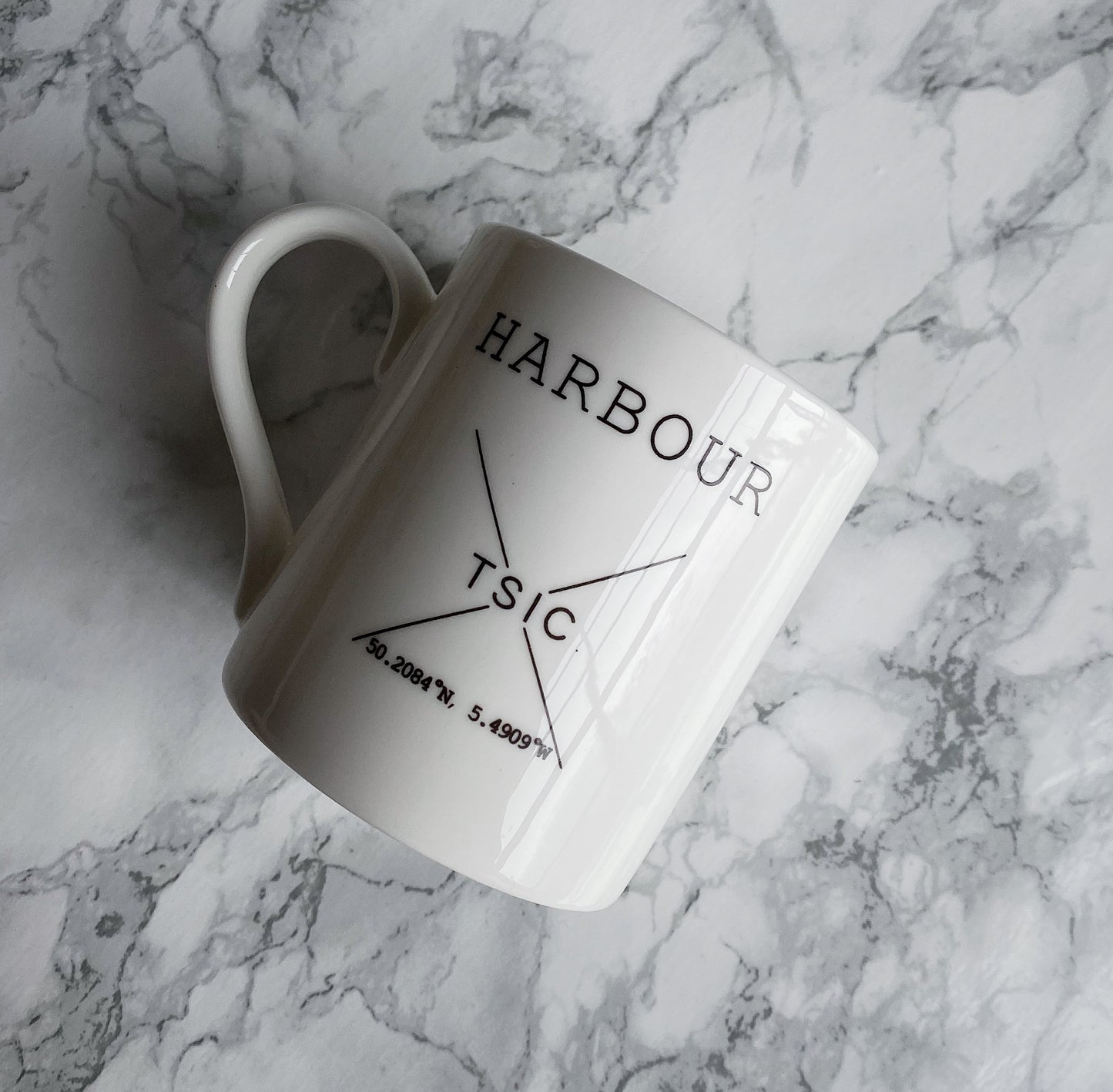 My Happy Place Harbour Mug St Ives Cornish Cornwall Beach Gift Present Quality Best Tea Coffee Drink Mug Cup