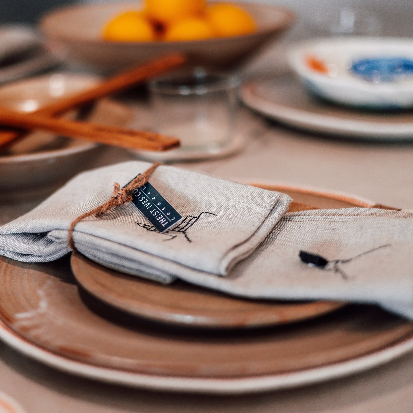 Set of 2 St. Ives Linen Napkins