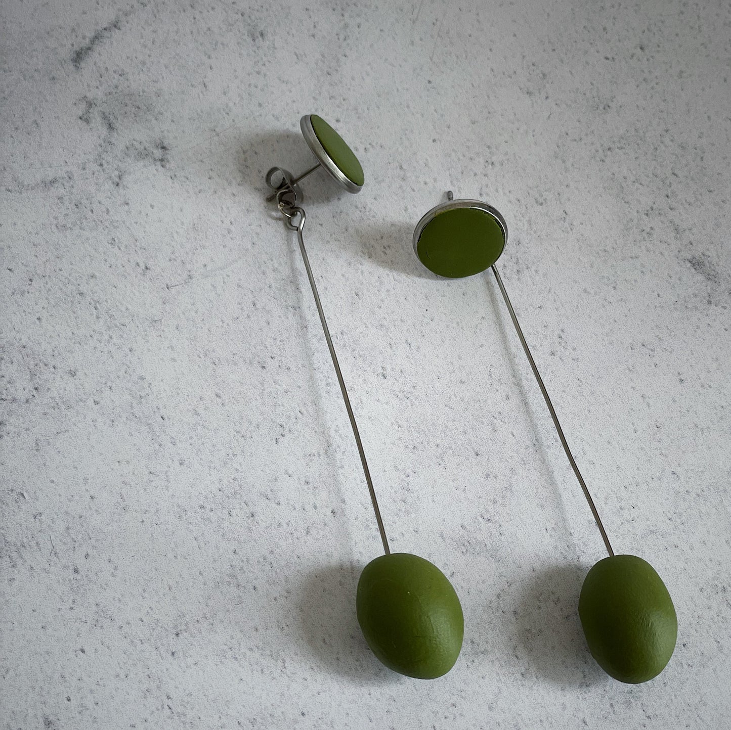 Shell Designs Dangly Earrings - The St. Ives Co.