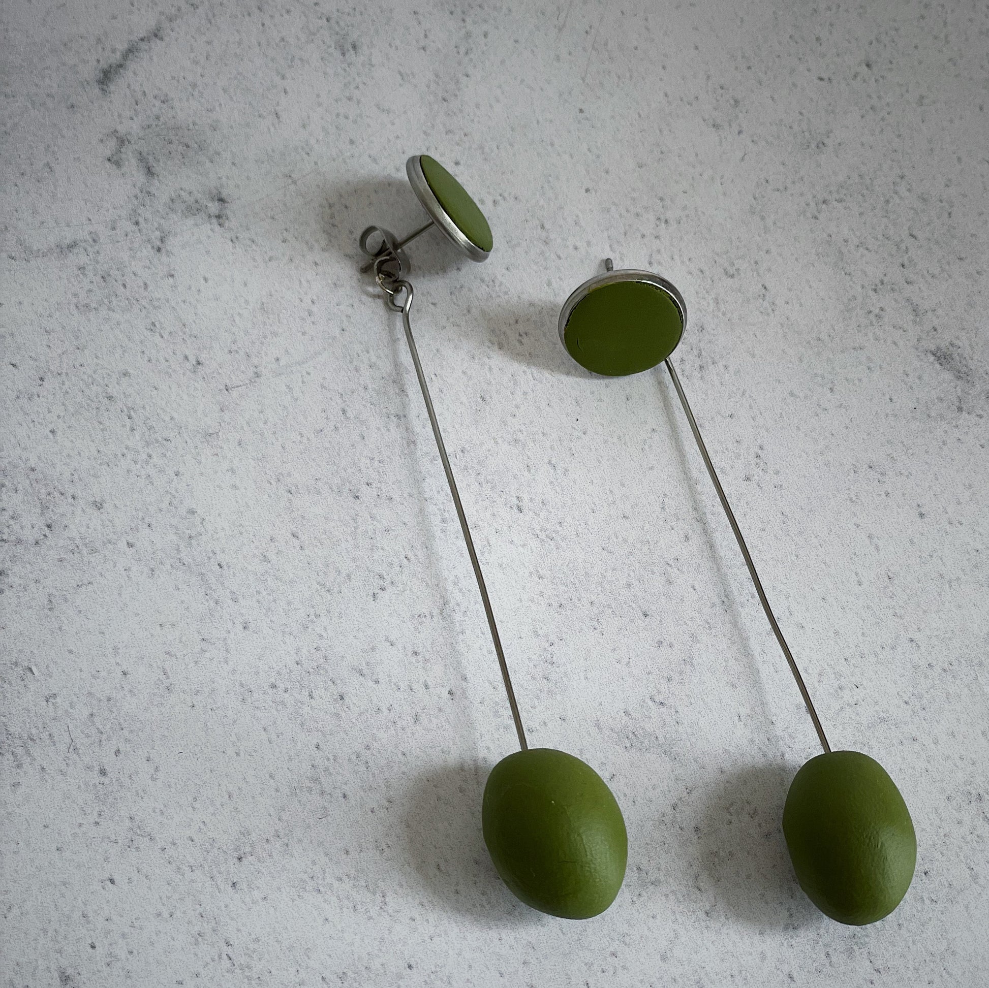 Shell Designs Dangly Earrings - The St. Ives Co.