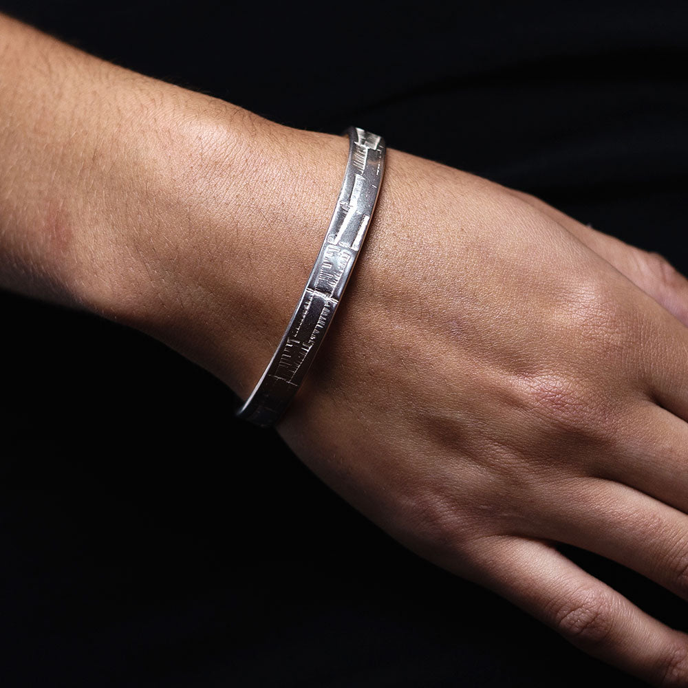 HH Patchwork Silver Cuff