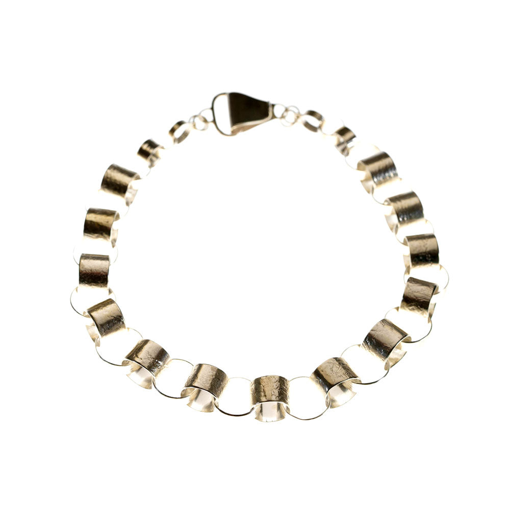 Solid_Silver_Hand_created HH Desire Silver Necklace hand made in Cornwall. Artisan.