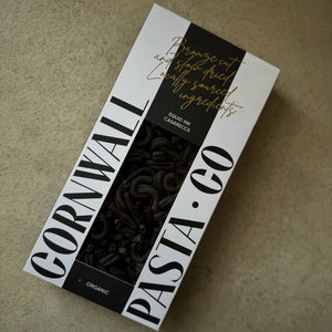 Squid Ink Casarecce from Cornwall Pasta Co.