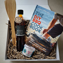 Load image into Gallery viewer, DIY BBQ Cook Book, Chilli Oil, Chilli Salt &amp; Cook Spoon Hamper
