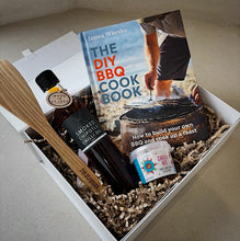 Load image into Gallery viewer, DIY BBQ Cook Book, Chilli Oil, Chilli Salt &amp; Cook Spoon Hamper
