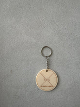 Load image into Gallery viewer, Beige acrylic Keyring
