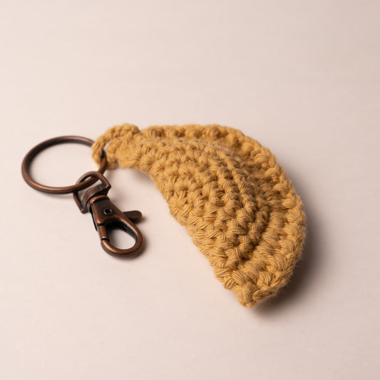Crochet Pasty Keyring