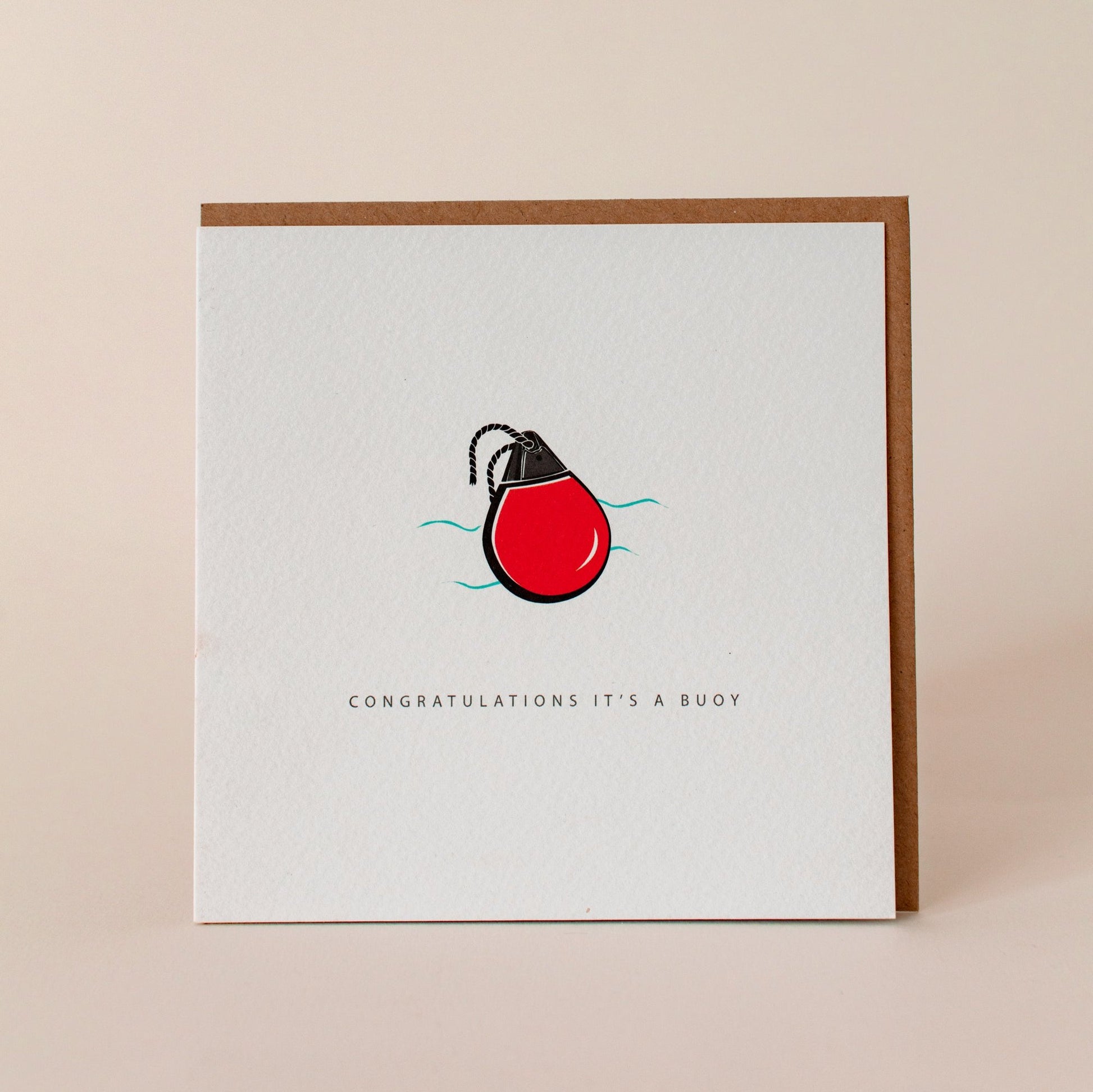 Congratulations It's A Buoy Greeting Card - The St. Ives Co.