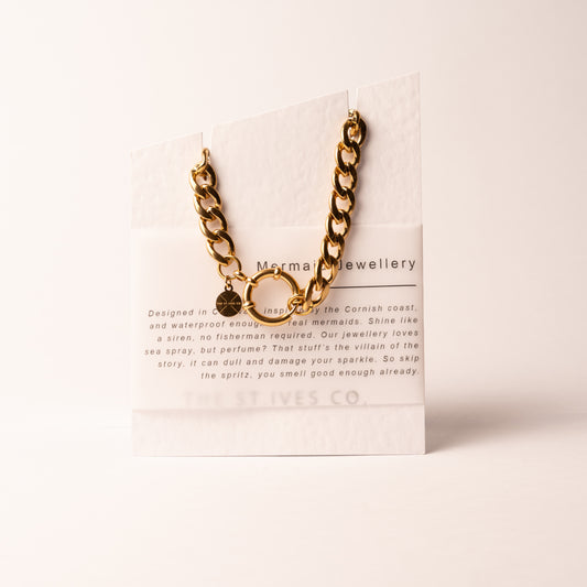 Gold Chunky Nautical Mermaid Bracelet