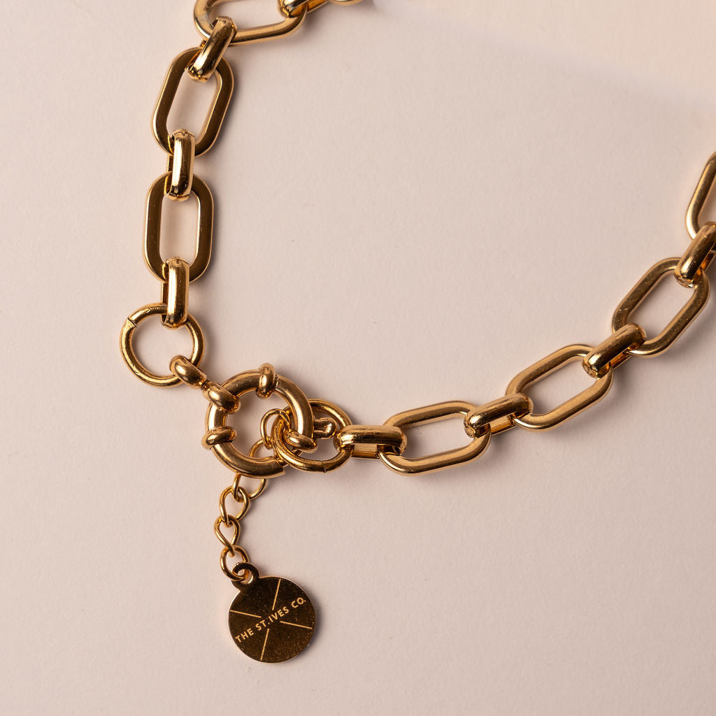 Gold Sailor Mermaid Bracelet - The St. Ives Co.