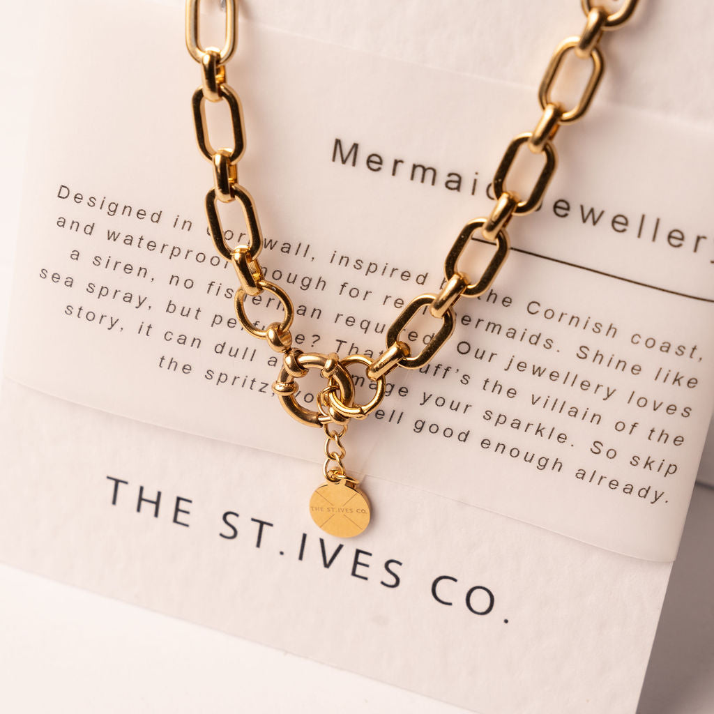 Gold Sailor Mermaid Bracelet - The St. Ives Co.