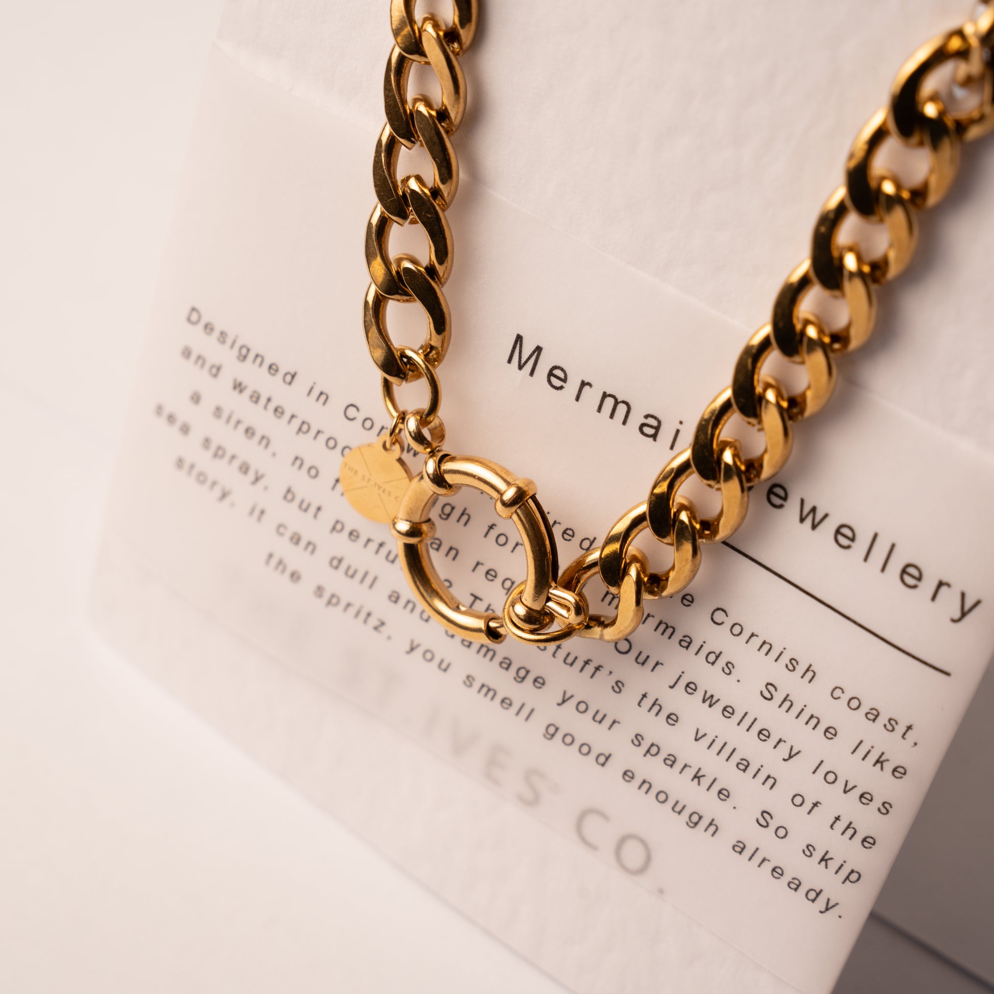 Gold Chunky Nautical Mermaid Bracelet - The St. Ives Co.
