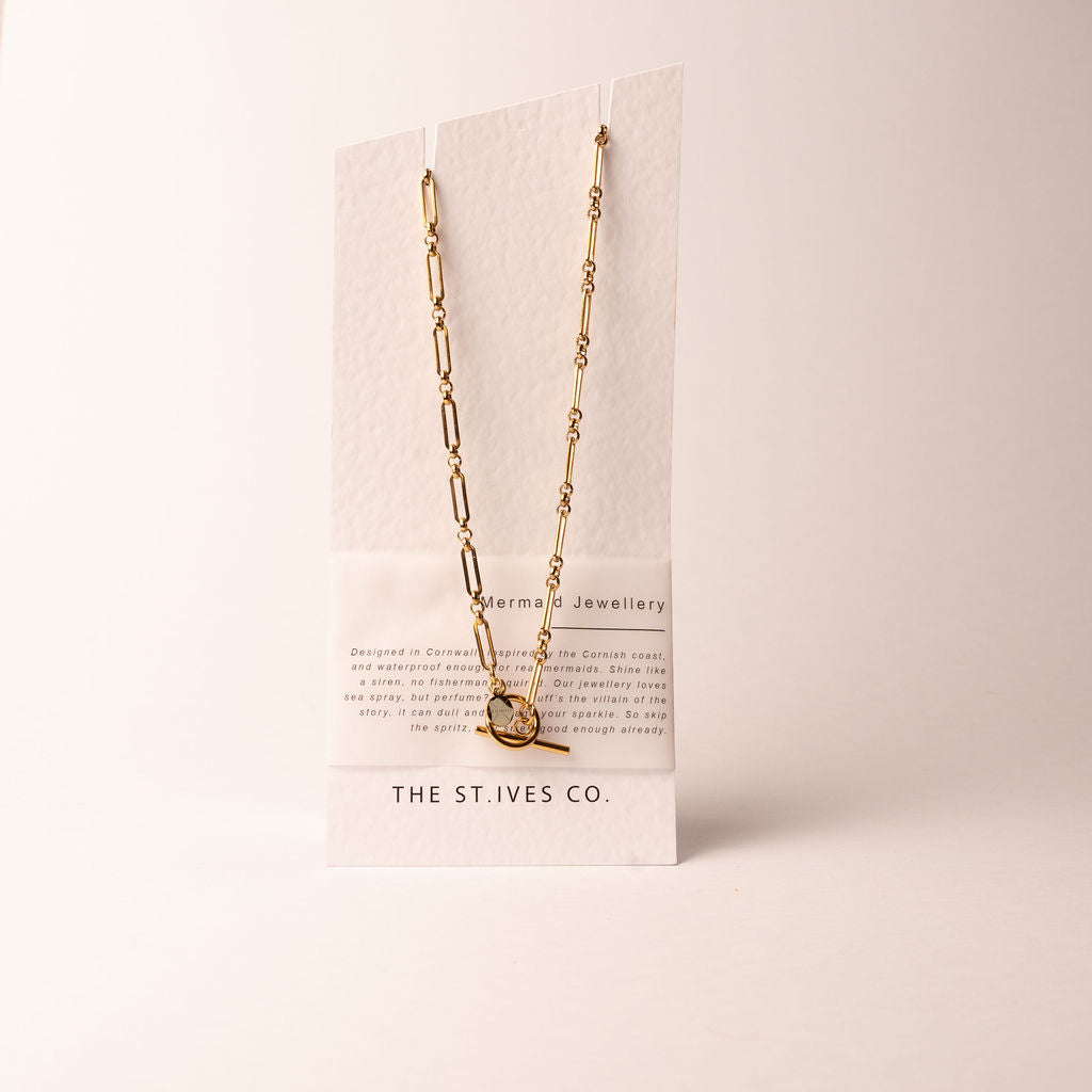 Gold Mermaid Gwenver Necklace - The St. Ives Co.