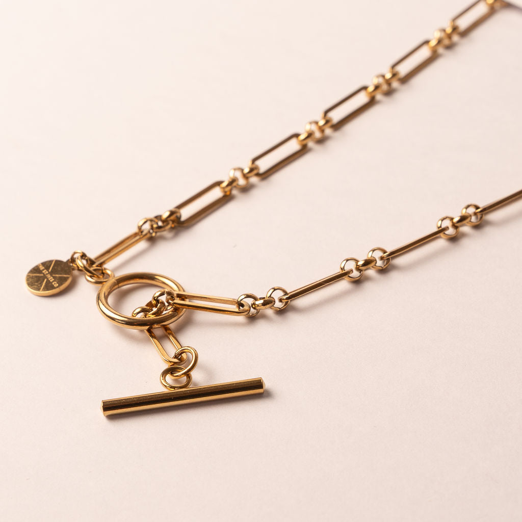 Gold Mermaid Gwenver Necklace - The St. Ives Co.