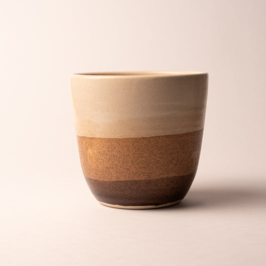 Wild mud clay flat white cups