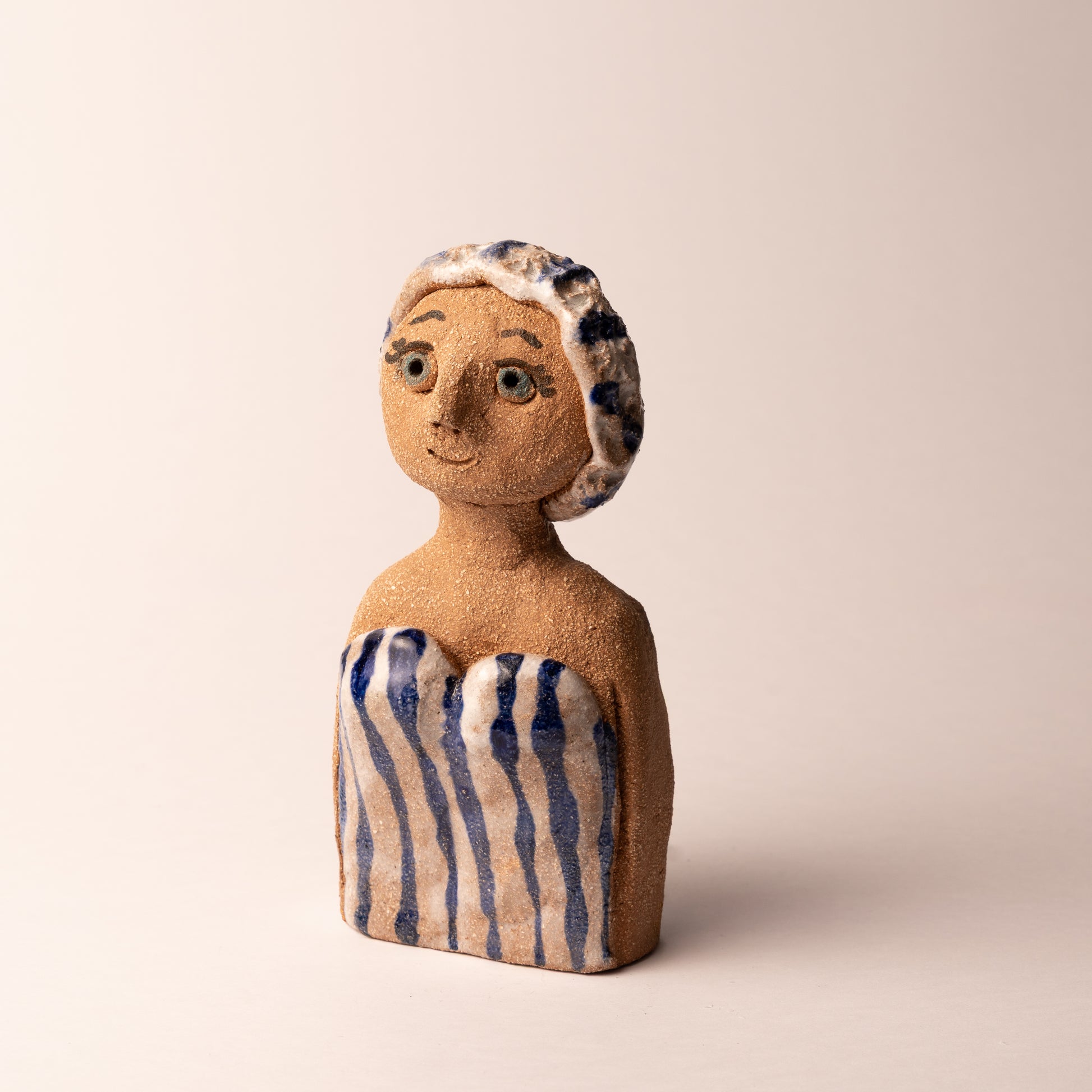 St. Ives Stripe ceramic swimmer - The St. Ives Co.