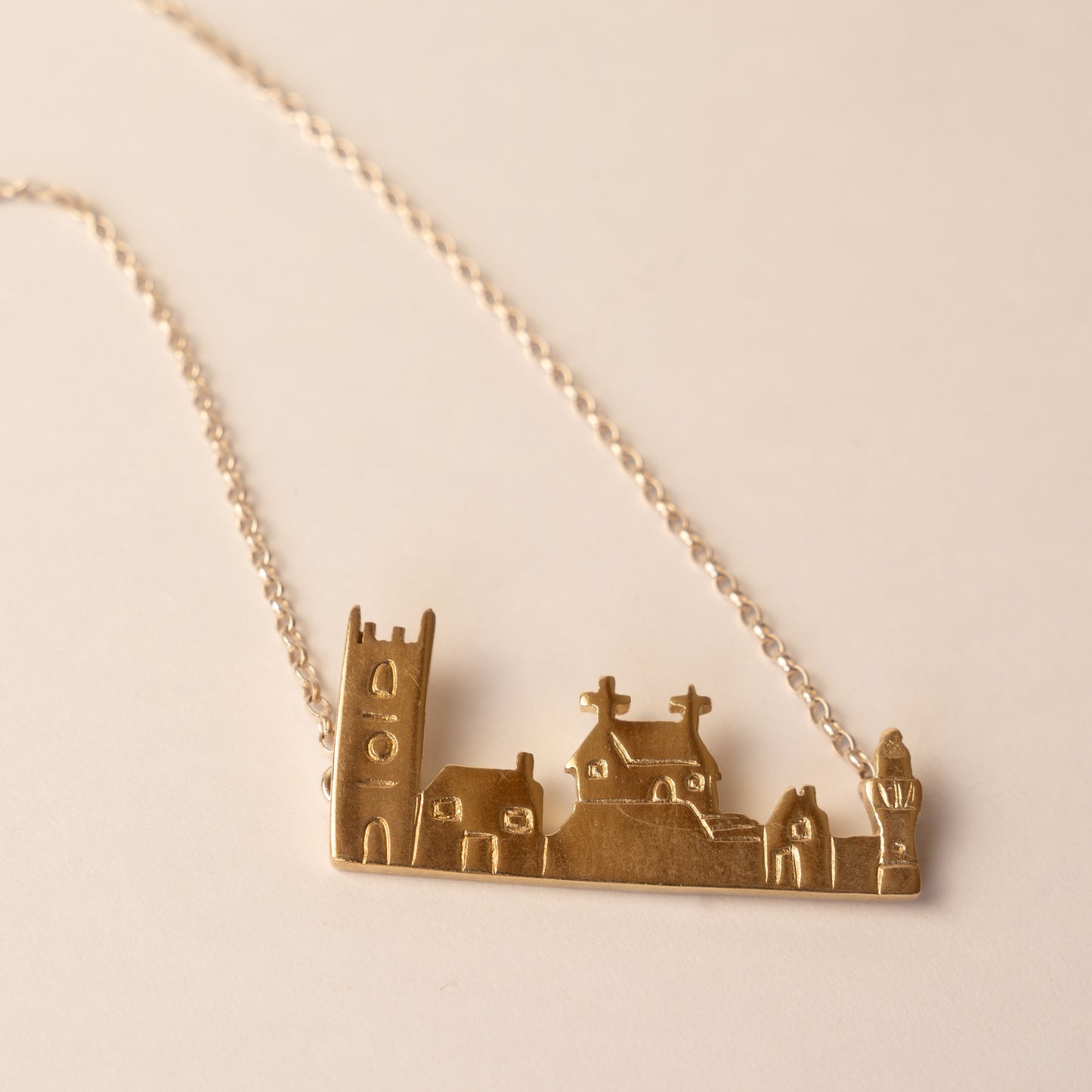 St. Ives Skyline Gold Plated Necklace - The St. Ives Co.