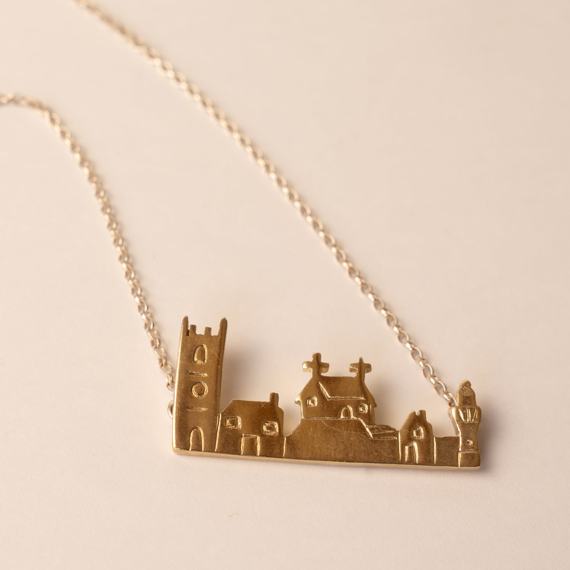 St. Ives Skyline Gold Plated Necklace - The St. Ives Co.